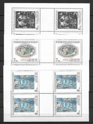 MALARSTWO CZECHOSŁOWACJA MI.ARK.3133-3135**