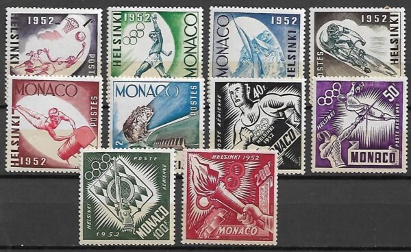 OLIMPIADA LETNIA MONAKO MI.458-467**