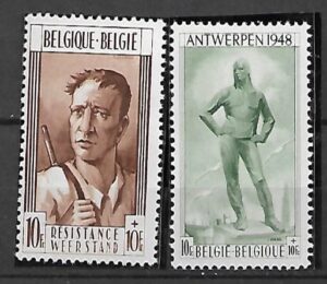 RUCH OPORU BELGIA MI.828-829**