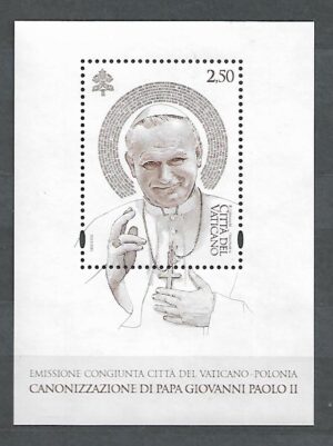 WSPÓLNE WYDANIE JAN PAWEŁ II WATYKAN MI.BL.224**