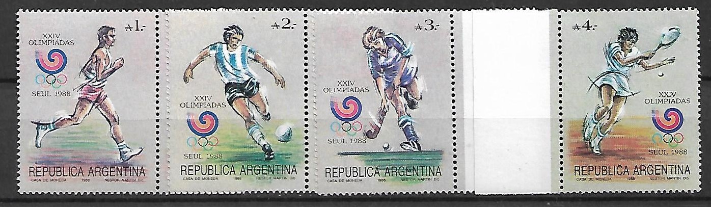 Znaczek pocztowy OLIMPIADA LETNIA ARGENTYNA MI.19261929