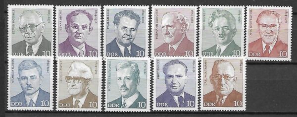 SŁAWNI LUDZIE DDR MI.1907-1917**
