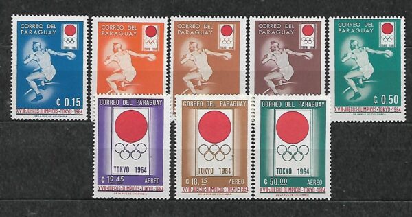 OLIMPIADA LETNIA PARAGWAJ MI.1265-1272**