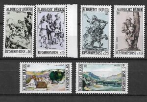 MALARSTWO ALBANIA MI.1480-1485**