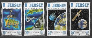EUROPA CEPT JERSEY MI.539-542**