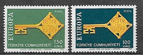 EUROPA CEPT TURCJA MI.2095-2096**