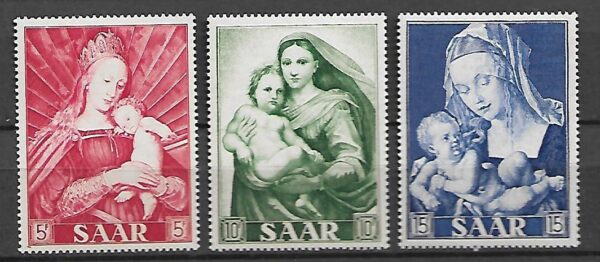 MALARSTWO NIEMCY SAAR MI.351-353**