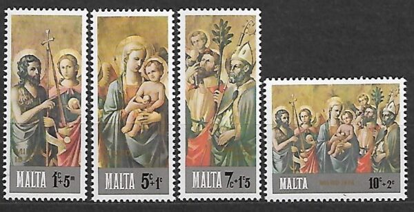 BOŻE NARODZENIE MALTA MI.538-541**