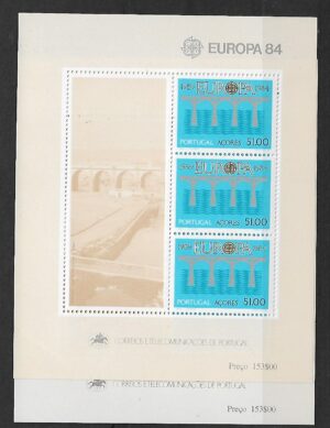 EUROPA CEPT PORTUGALIA MADERA MI.BL.5**