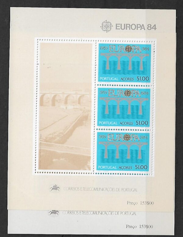 EUROPA CEPT PORTUGALIA MADERA MI.BL.5**