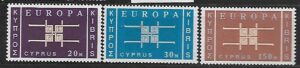 EUROPA CEPT CYPR MI.225-227**
