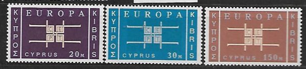 EUROPA CEPT CYPR MI.225-227**