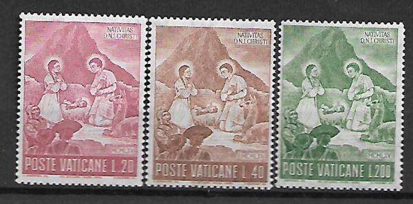 BOŻE NARODZENIE WATYKAN MI.487-489**