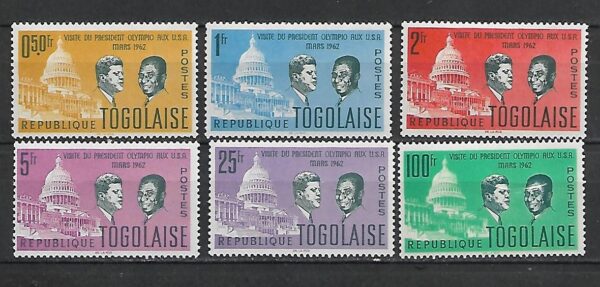 J.F.KENNEDY TOGO MI.350-355**