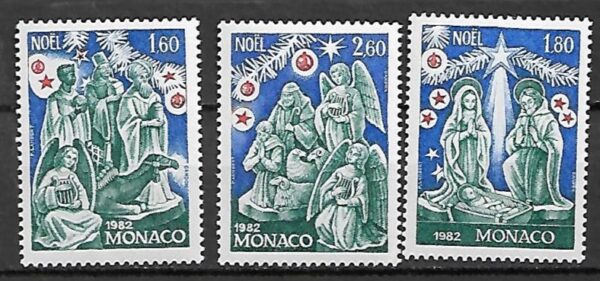 BOŻE NARODZENIE MONAKO MI.1561-1563**
