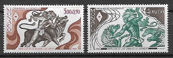 CZERWONY KRZYŻ MONAKO MI.1651-1652**