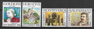 SŁAWNI LUDZIE SAN MARINO MI.1551-1554**