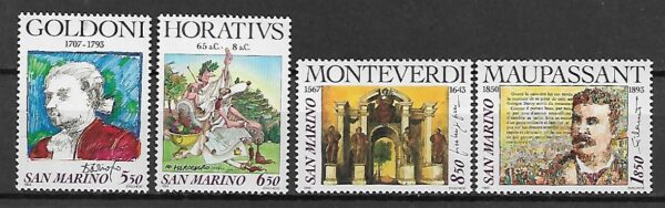 SŁAWNI LUDZIE SAN MARINO MI.1551-1554**