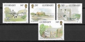 MALARSTWO GUERNSEY MI.369-372**