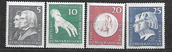 SŁAWNI LUDZIE DDR MI.857-860**