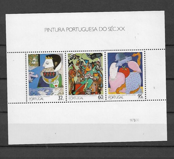 MALARSTWO PORTUGALIA MI.BL.73**