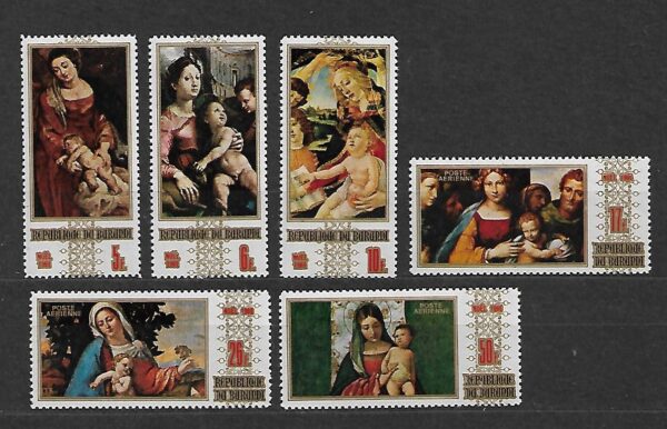 BOŻE NARODZENIE BURUNDI MI.531-536A**