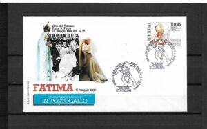 WIZYTA JANA PAWŁA II PORTUGALI-FATIMA KOPERTA
