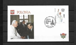 WIZYTA JANA PAWŁA II POLSKA-WARSZAWA KOPERTA