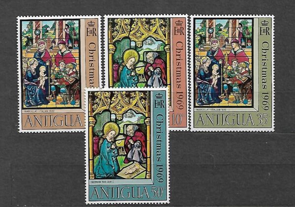 BOŻE NARODZENIE ANTIGUA MI.213-216**