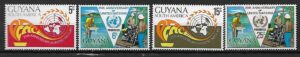 ONZ GUJANA MI.376-379**