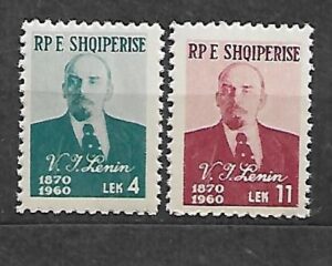 LENIN ALBANIA MI.597-598**