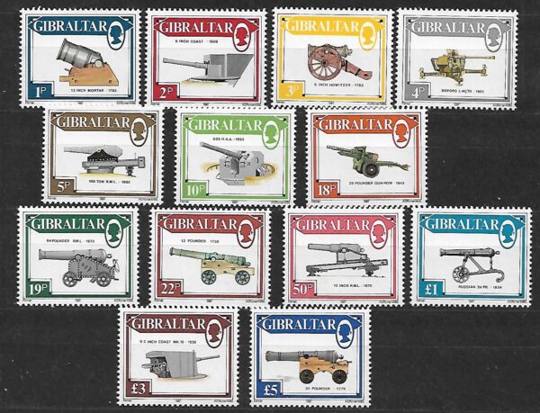 ARMATY GIBRALTAR MI.526-537**