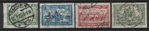 NIEMCY RZESZA MI.364-367 KASOWANY