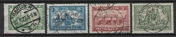 NIEMCY RZESZA MI.364-367 KASOWANY