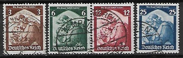 NIEMCY RZESZA MI.565-568 KASOWANY