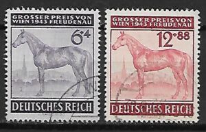NIEMCY RZESZA MI.857-858 KASOWANY