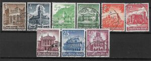 NIEMCY RZESZA MI.751-759 KASOWANY