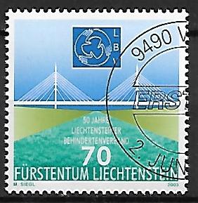 ROCZNICA LBV LIECHTENSTEIN MI.1321 KASOWANY