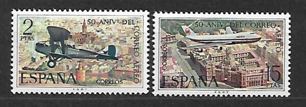 SAMOLOTY HISZPANIA MI.1954-1955**