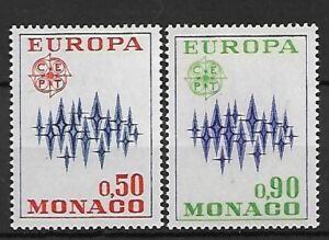 EUROPA CEPT MONAKO MI.1038-1039**