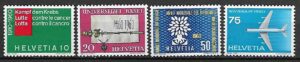 SAMOLOT SZWAJCARIA MI.692-695**