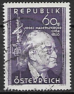 SŁAWNI LUDZIE AUSTRIA MI.951 KASOWANY