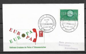 EUROPA CEPT FRANCJA MI.1318 FDC