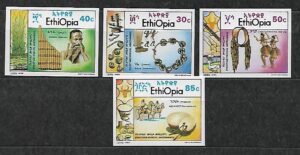 INSTRUMENTY MUZYCZNE ETIOPIA MI.1323-1326B**