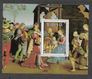 RAFAEL LIBERIA MI.BL.1282**DO ZNACZKA