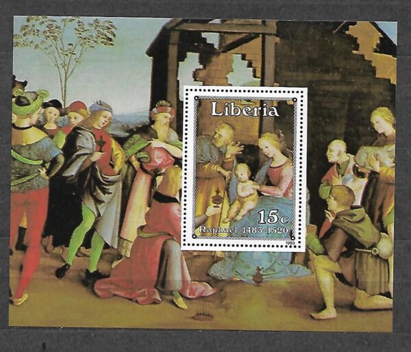 RAFAEL LIBERIA MI.BL.1282**DO ZNACZKA