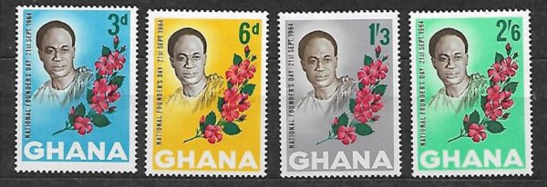 SŁAWNI LUDZIE GHANA MI.181-184A**