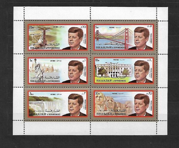 J.F.KENNEDY SHARJAH MI.ARK.896-901A**