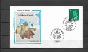 WIZYTA JANA PAWŁA II HISZPANIA-VALENCIA KOPERTA