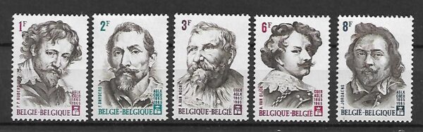SŁAWNI LUDZIE BELGIA MI.1379-1383**